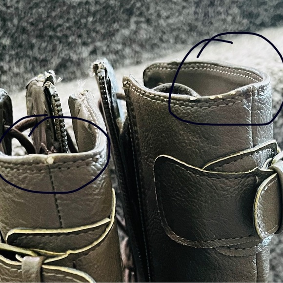 JUST IN TIME, SPRING/FALL BOOT SIZE:6 COLOR: COGNAC BRAND: MINT - Picture 4 of 4